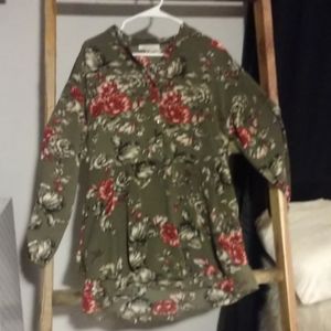 Floral printed tunic